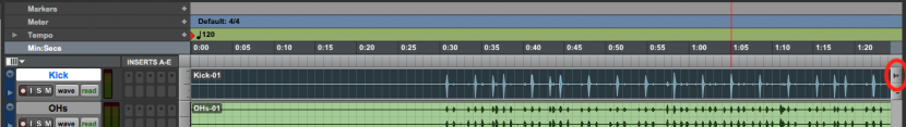 Pro Tools Waveform Zoom in or out in Pro Tools First to change the size of regions & waveforms